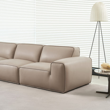Westaro Oversized Leather Sofa  Deep Seating  Gio Italia-Comfort Design