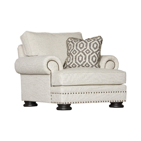 Bernhardt Foster Fabric Chair with Spring Down Cushion-Comfort Furniture