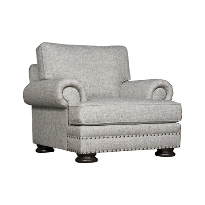 Bernhardt Foster Fabric Chair with Spring Down Cushion-Comfort Furniture