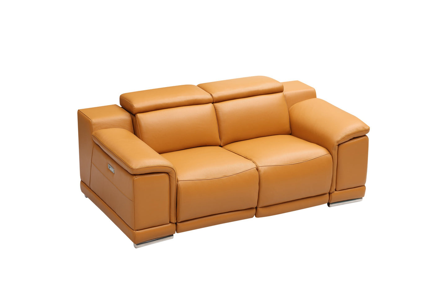 Gio Italia Haviano Leather Power Recliner Loveseat
