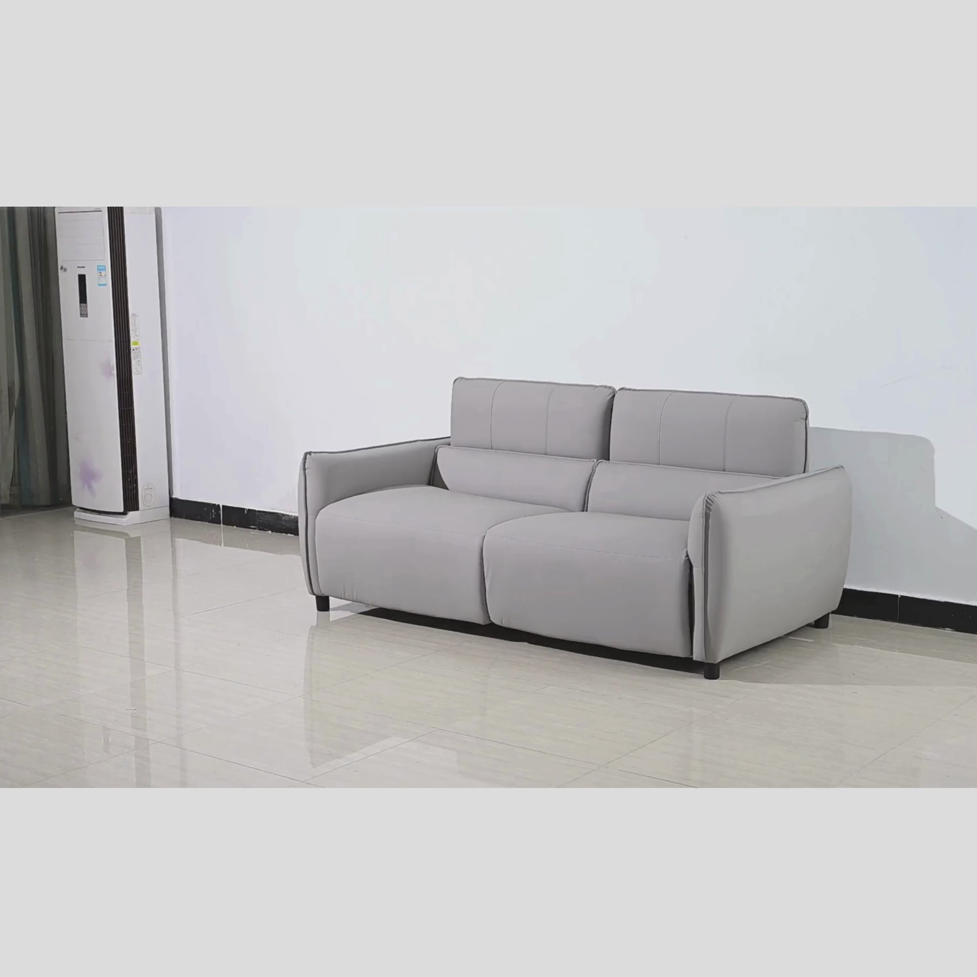 Klaussner Zeno Queen Sleeper Sofa with Foam Mattress-Comfort Design