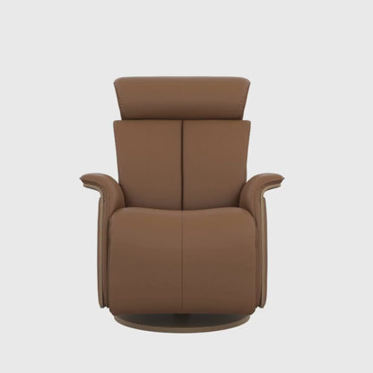 Fjords Jewel Leather Recliner Chair With Swivel & Gliding Motion-ComfortDesignFurniture