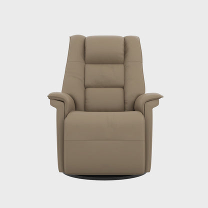 Fjords Paris Leather Recliner Lumbar Support & Rocking Motion Chair