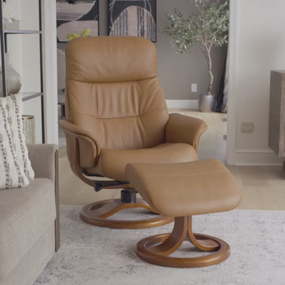 Fjords Anne R Recliner Chair With Foot Stool