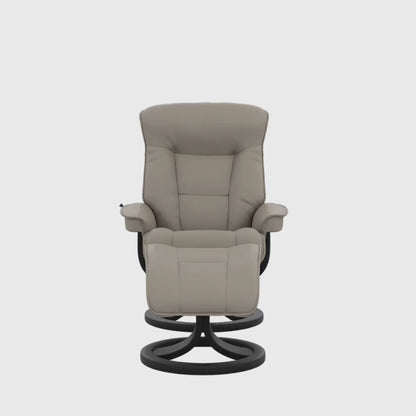 Fjords Bergen R Leather Recliner Chair With Foot Stool-comfortdesignfurniture