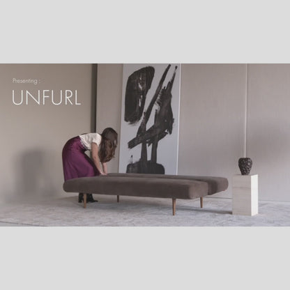 Innovation Living Unfurl Lounger Sleeper Sofa with Adjustable Backrest