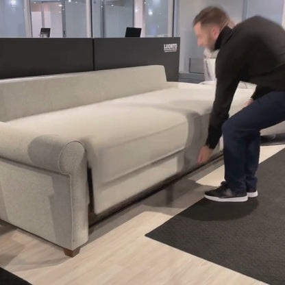 Luonto Casey Fabric Sleeper Sofa With Easy Lift Mechanism