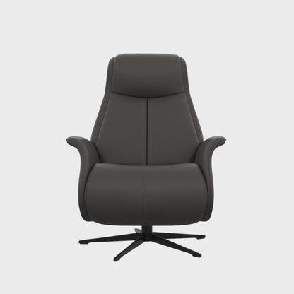 Fjords Jakob Leather Swivel Glider Power Recliner Chair