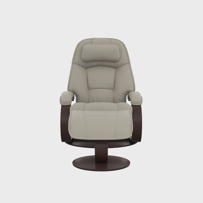 Fjords Admiral C Swivel Recliner Chair with Foot Stool