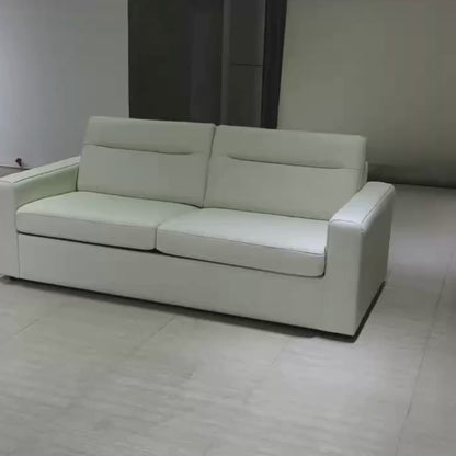 Klaussner Jamie Fabric And Leather Queen Sleeper Sofas